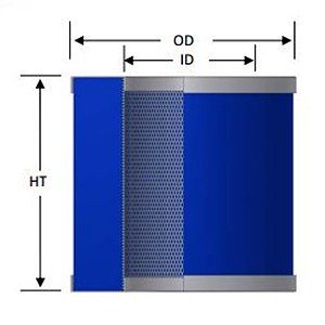 Solberg 820 replacement element diagram