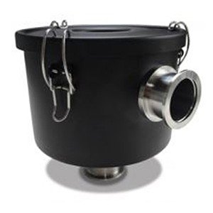 Solberg CSL-851-K63B CSL Series ISO Flange Compact 63" Inlet Vacuum Filter (black finish view)