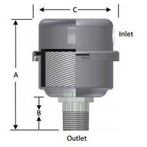 Solberg FS-05-038 filter silencer diagram
