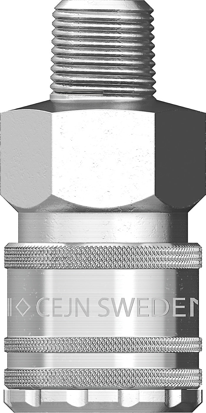 Cejn 10-117-1232 Series 117 Coupling with Safety Lock G 1/4", 100 MPa Female