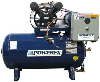 Powerex AS0101 Lubricated Piston Climate Control Tank Air Compressor AS Simplex