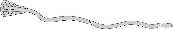 Cejn 11-208-0222 208 Air and Fluid Blow Gun Bendable Extension Tube 400 mm (16")
