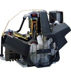 Powerex OPT100 Oil-Less Reciprocating Piston Tank Air Compressor  Pump