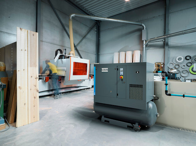 Atlas Copco (G2-145T AFF 230/1) G2 3-HP 71-Gallon AFF Rotary Screw Air Compressor w/ Dryer (230V 1-Phase 145 PSI)