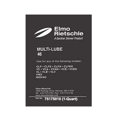 Elmo Rietschle 75175010 Oil Multi-Lube 46 (1 quart)