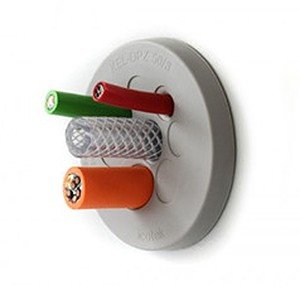 Icotek 43741 | KEL-DPZ-40|8 Round Cable Entry Plate Gray