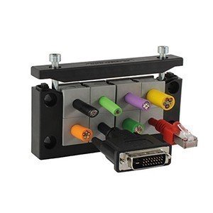 Icotek 48168 | KEL-ER16|6V2A Split Cable Entry Frame Black