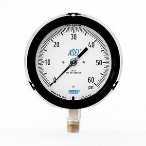 Wika 9834826 4.5" 232.34 60 PSI XSEL Process Bourdon Tube Gauge Dry Black Pocan Case