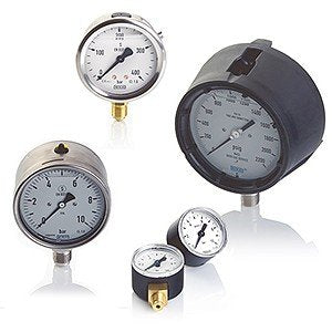 Wika 4253460 2.5" 111.12 30 PSI Bourdon Tube Pressure Gauge Dry ABS Case