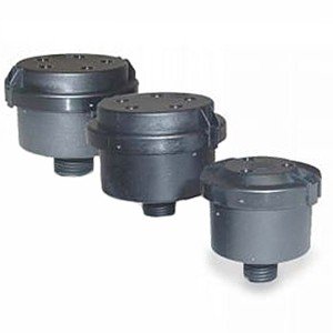 Solberg PS-04-025 | PS-Series Miniature Plastic 0.25" Inlet Filter Silencer