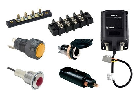 Cole Hersee Warning Lights Plug and Socket Connectors Relays and Terminals group