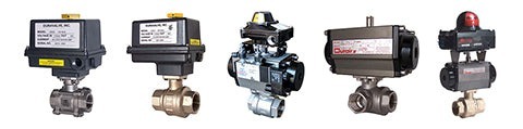 DuraValve Pneumatic and Electric Actuated Assemblies group