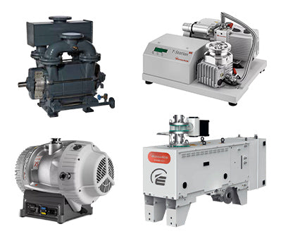 Edwards liquid ring pump CXS dry pumps turbomolecular pumping station and XDS dry scroll pump group