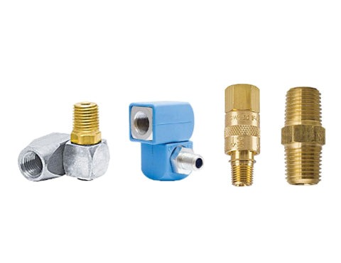 Foster swivel fittings 3 way sleeves brass fittings and brass nipples group