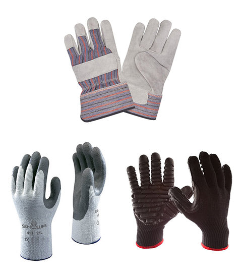 Memco antivibration, knit, and cut resistent gloves group