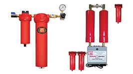 Reading Technologies Eliminator desiccant dryer and DRAD regenerative dryer