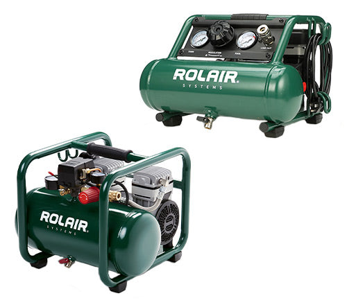Rolair AB5 and JC10 hand carry compressors