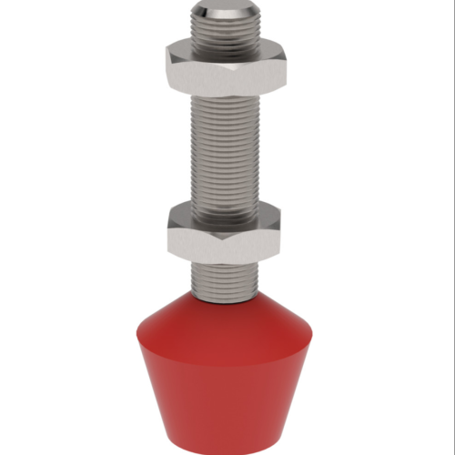 Destaco 213208-M Flat-Tip Bonded Neoprene Spindle at Kinequip, red