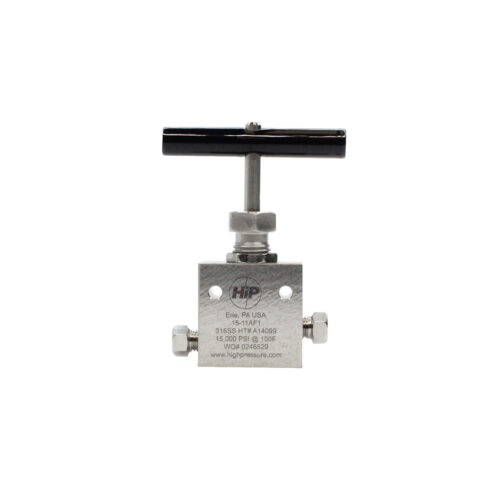HiP 15-11AF1 2-Way Straight Taper Seal Needle Valve