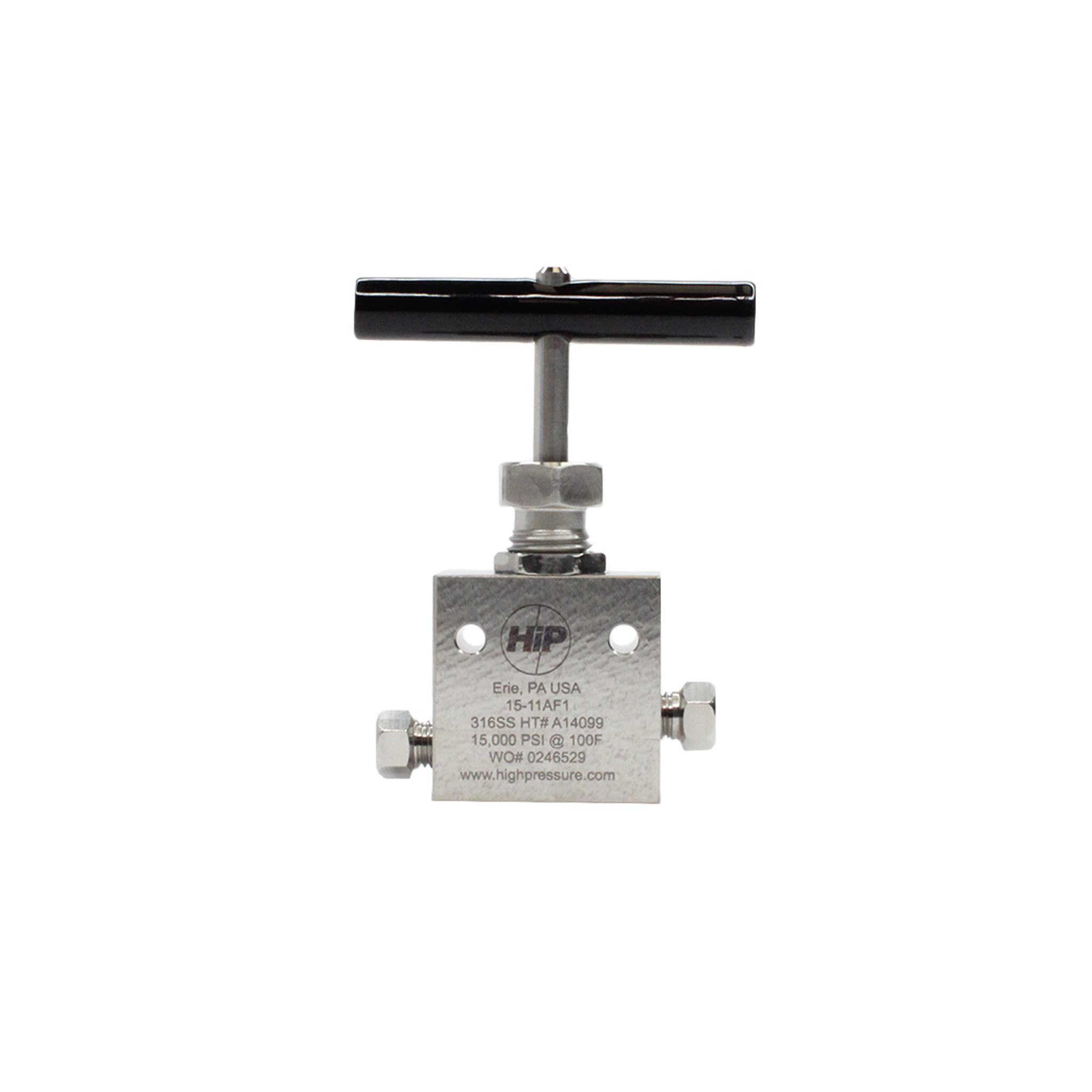 HiP 15-11AF1 2-Way Straight Taper Seal Needle Valve