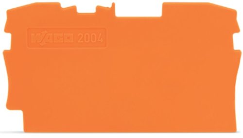 WAGO 2004-1292 End and Intermediate Plate, orange