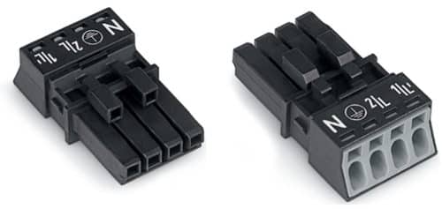 WAGO 890-204 4-Pole Socket