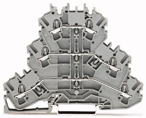 Wago 2002-3201 | TRIPLE DECK TERMINAL BLOCK, 22-12AWG