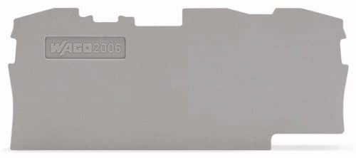 Wago 2006-1391 |END PLATE FOR 2006-1301, 1MM