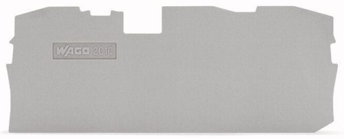 Wago 2010-1391 | END PLATE FOR 2010-1301, 1 MM GREY