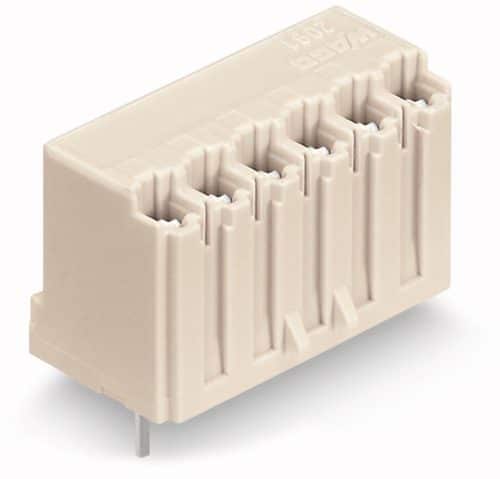 Wago 2091-1304 | picoMAX THT female header, 0.4 x 0.9 mm solder pin, straight, Pin spacing 3.5