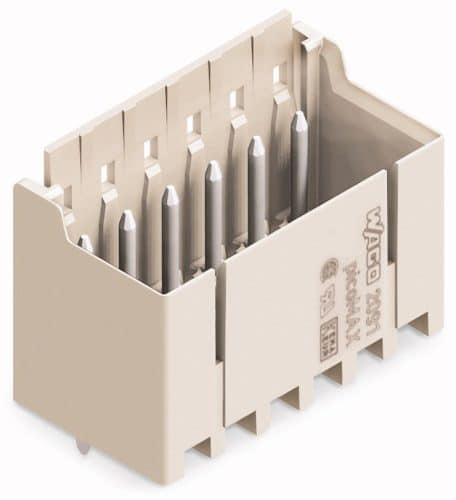 Wago 2091-1404 Male Header with Straight Solder Pins 4-pole
