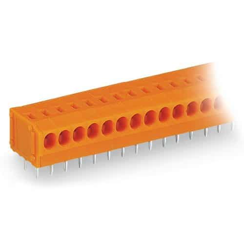 Wago 235-103 |  PCB terminal block, Push-button, 1.5 mm, Pin spacing 3.81 mm, 3-pole