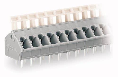 Wago 256-406 | PCB terminal block, Push-button, 2.5 mm, Pin spacing 5/5.08 mm, 6-pole,
