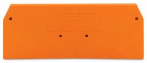 Wago 280-326 | END AND INTERMEDIATE PLATE, 2.5 MM / 0.098 IN THICK