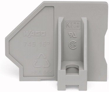 Wago 745-545 | End plate with flange