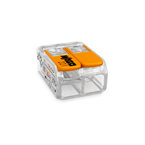 WAGO 221-412 at Kinequip. Compact splicing connector