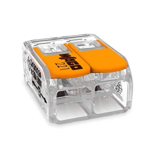 Wago 221-612 Compact Splicing Connector 2-Conductor Terminal Block