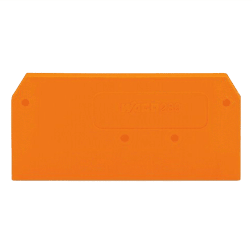 Wago 280-309 | END AND INTERMEDIATE PLATE, 2.5 MM / 0.098 IN THICK