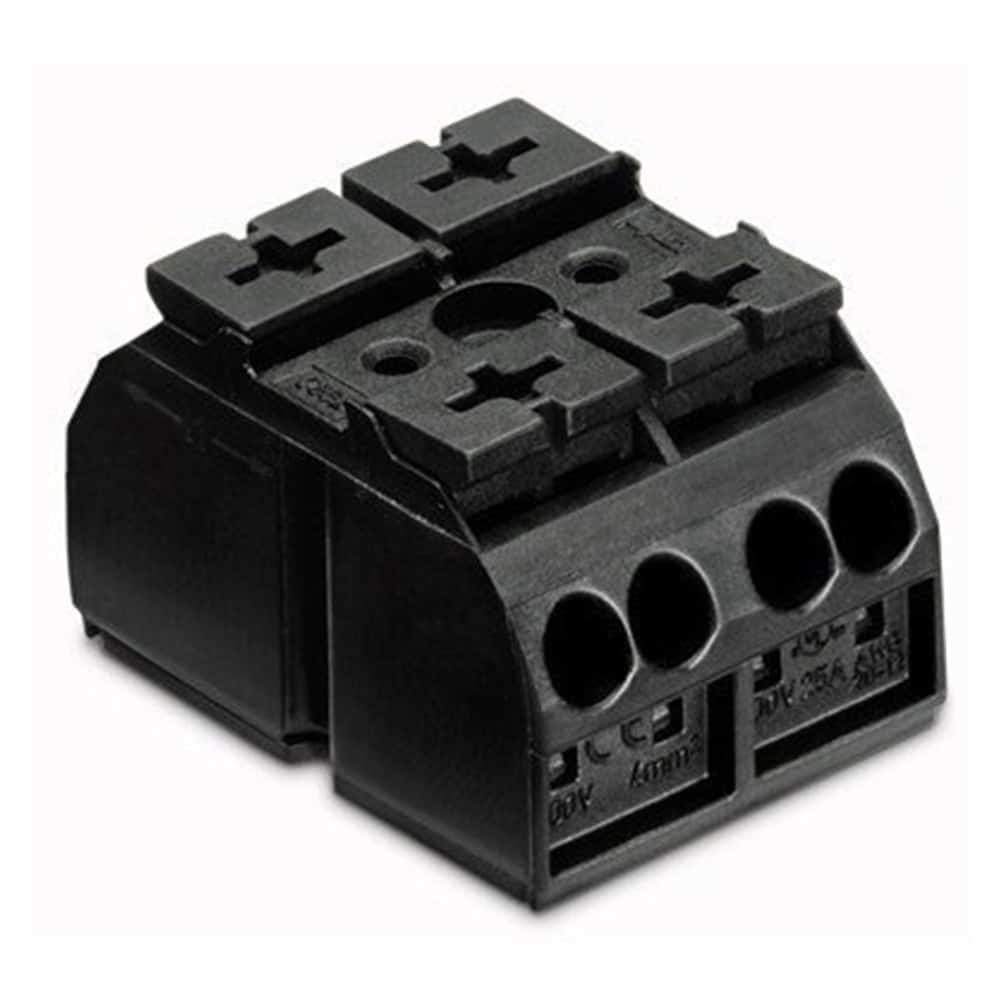 WAGO 862-552 4-Conductor Chassis-Mount Terminal Strip