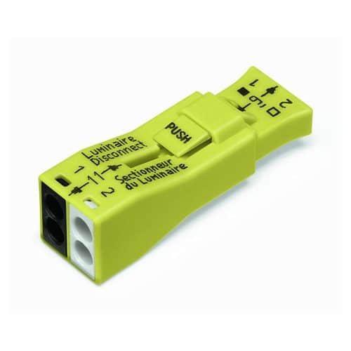 Wago 873-902 Two Pole Luminaire Disconnect  Connector