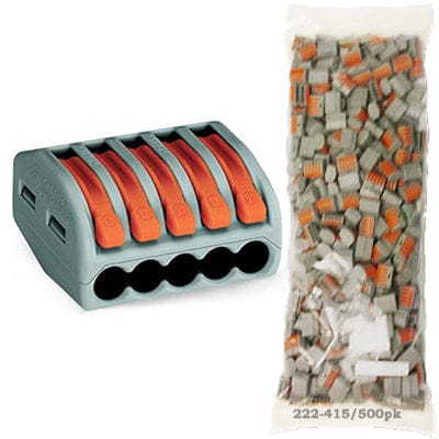 WAGO 221-413 3-Conductor Splicing Connector (500pk)